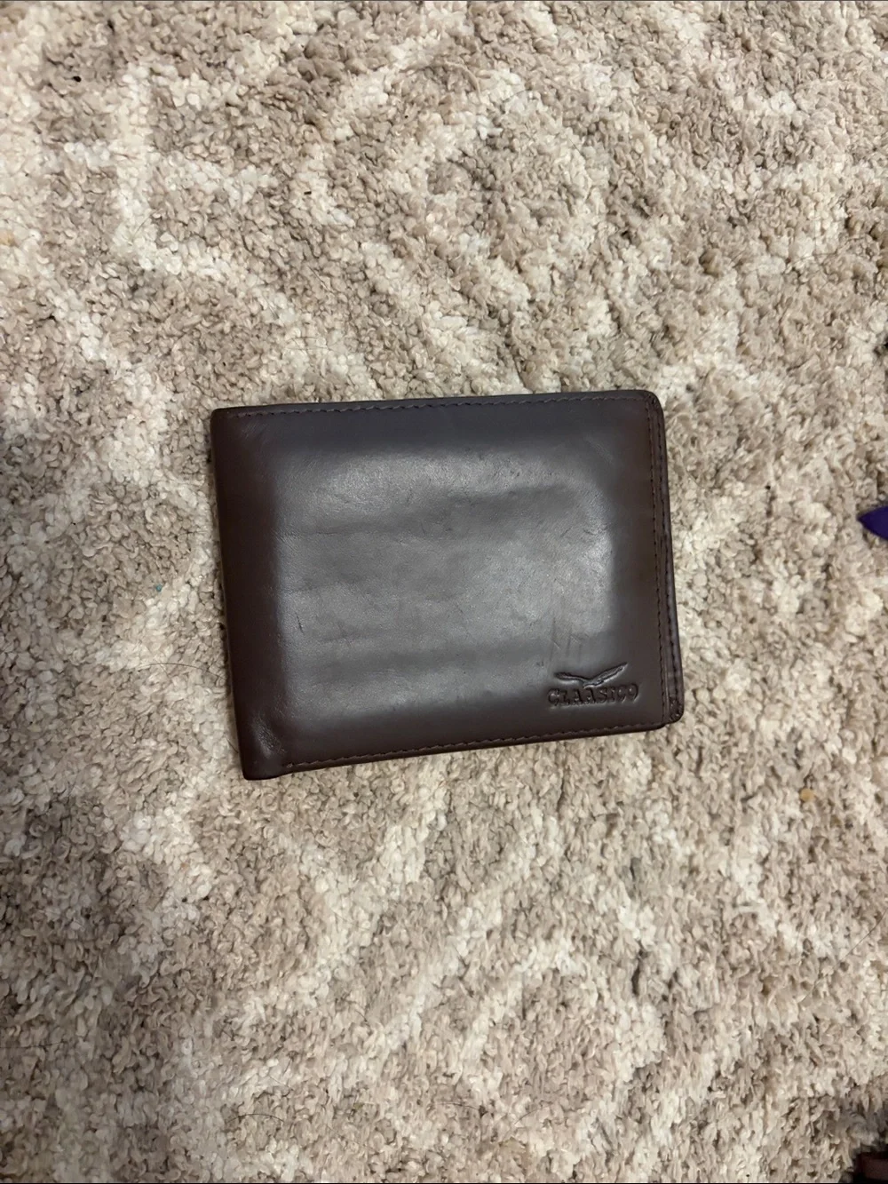 Men's Dark Brown Leather Card & Key Wallet - ClassiCon NWT!